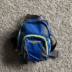 Blue and Black Backpack by Lucky Bums